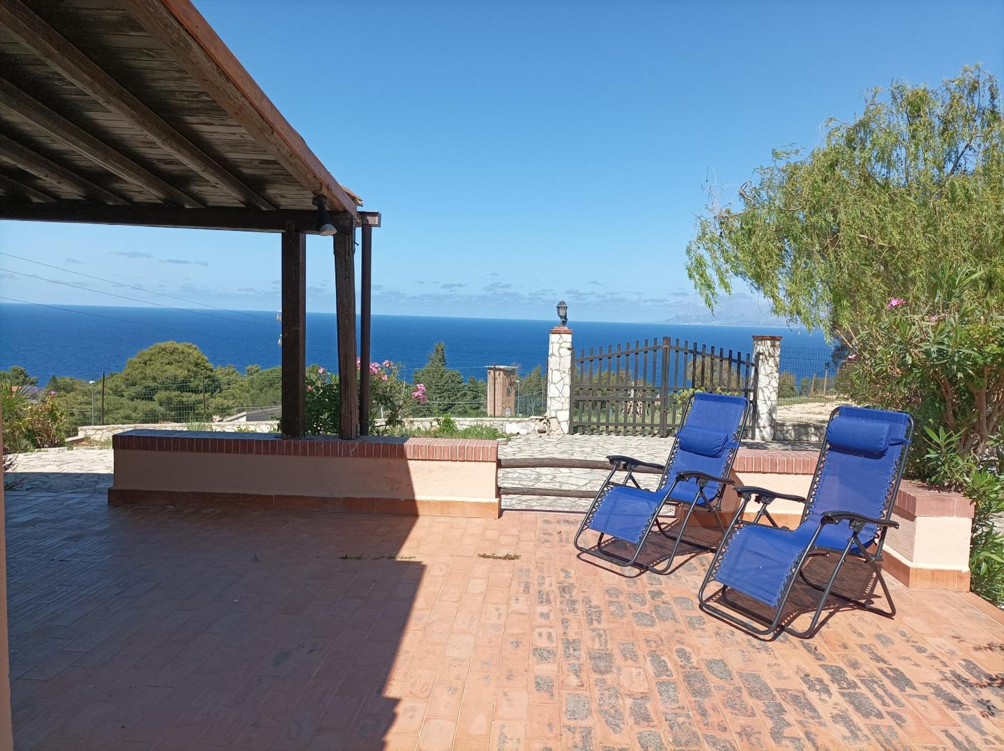 Villa La Terrazza Su Pispisa Castellammare del Golfo Exterior foto